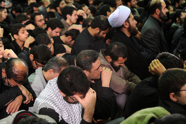 مراسم عزاداری اباعبدالله الحسین(ع) در بیت رهبر معظم انقلاب