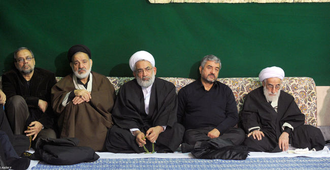 مراسم عزاداری اباعبدالله الحسین(ع) در بیت رهبر معظم انقلاب