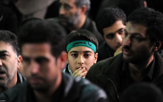 مراسم عزاداری اباعبدالله الحسین(ع) در بیت رهبر معظم انقلاب
