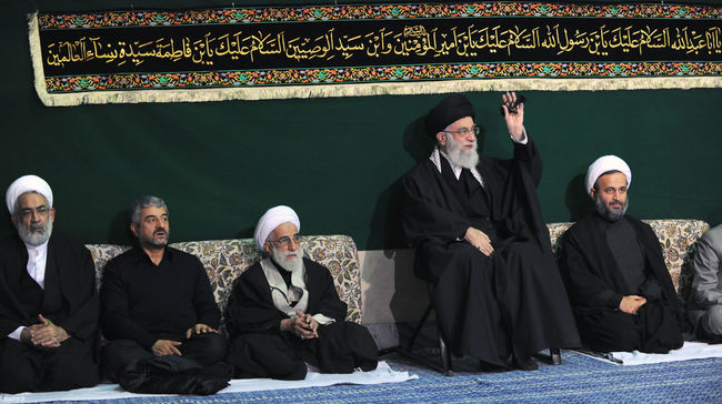 مراسم عزاداری اباعبدالله الحسین(ع) در بیت رهبر معظم انقلاب