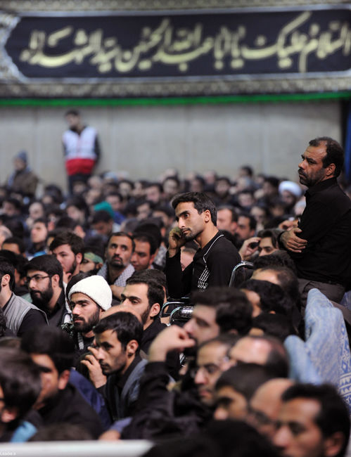 مراسم عزاداری اباعبدالله الحسین(ع) در بیت رهبر معظم انقلاب