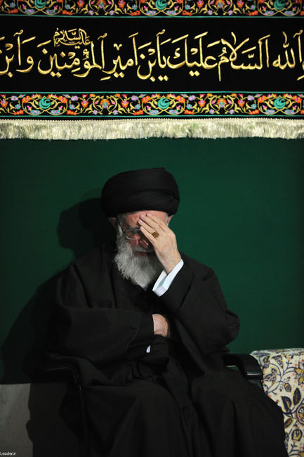 مراسم عزاداری اباعبدالله الحسین(ع) در بیت رهبر معظم انقلاب