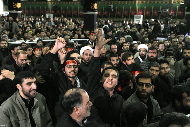 مراسم عزاداری اباعبدالله الحسین(ع) در بیت رهبر معظم انقلاب