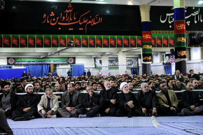مراسم عزاداری اباعبدالله الحسین(ع) در بیت رهبر معظم انقلاب