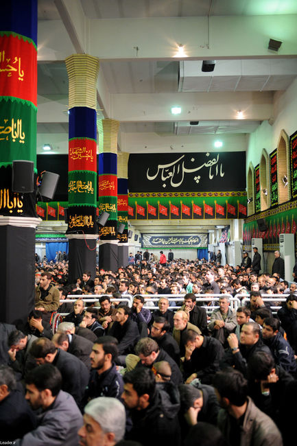 مراسم عزاداری اباعبدالله الحسین(ع) در بیت رهبر معظم انقلاب