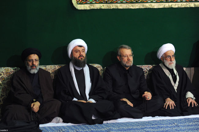 مراسم عزاداری اباعبدالله الحسین(ع) در بیت رهبر معظم انقلاب