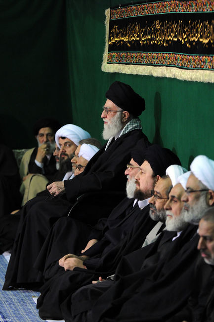 مراسم عزاداری اباعبدالله الحسین(ع) در بیت رهبر معظم انقلاب