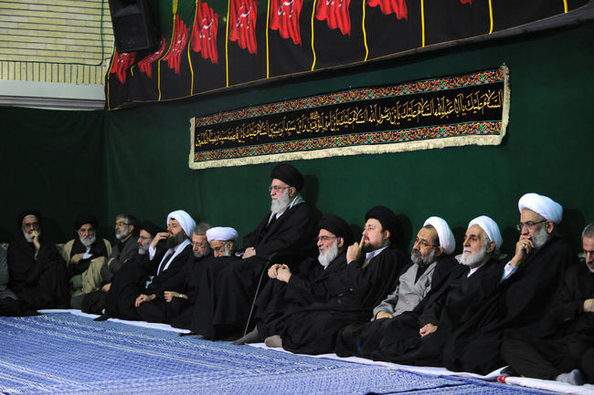 مراسم عزاداری اباعبدالله الحسین(ع) در بیت رهبر معظم انقلاب