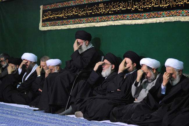 مراسم عزاداری اباعبدالله الحسین(ع) در بیت رهبر معظم انقلاب