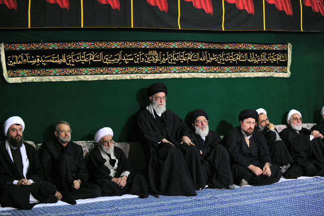 مراسم عزاداری اباعبدالله الحسین(ع) در بیت رهبر معظم انقلاب