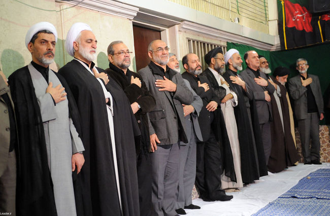 مراسم عزاداری اباعبدالله الحسین(ع) در بیت رهبر معظم انقلاب