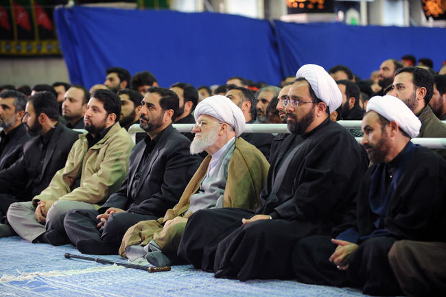 مراسم عزاداری اباعبدالله الحسین(ع) در بیت رهبر معظم انقلاب