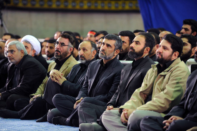 مراسم عزاداری اباعبدالله الحسین(ع) در بیت رهبر معظم انقلاب