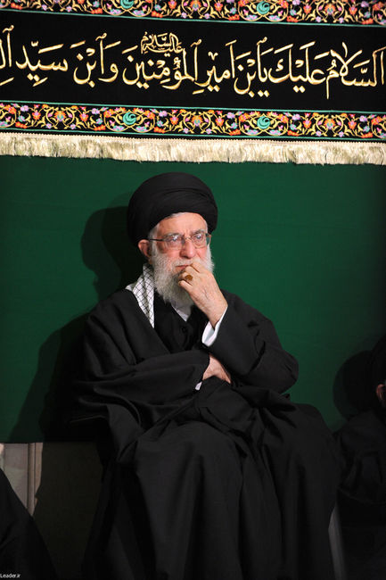 مراسم عزاداری اباعبدالله الحسین(ع) در بیت رهبر معظم انقلاب