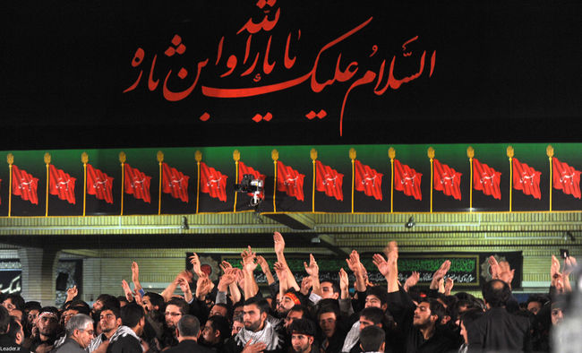 مراسم عزاداری اباعبدالله الحسین(ع) در بیت رهبر معظم انقلاب