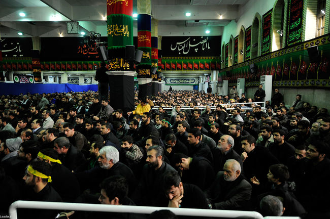 مراسم عزاداری اباعبدالله الحسین(ع) در بیت رهبر معظم انقلاب