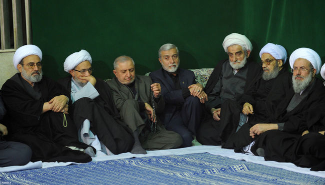 مراسم عزاداری اباعبدالله الحسین(ع) در بیت رهبر معظم انقلاب