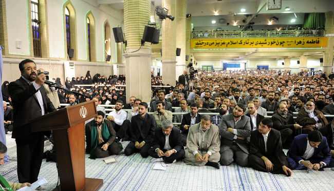 دیدار جمعی از شاعران و ذاکران اهل بیت(ع) با رهبر انقلاب