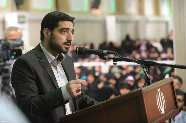 دیدار جمعی از شاعران و ذاکران اهل بیت(ع) با رهبر انقلاب