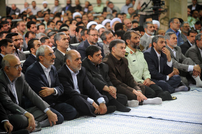 دیدار دست اندرکاران برگزاری انتخابات با مقام معظم رهبری