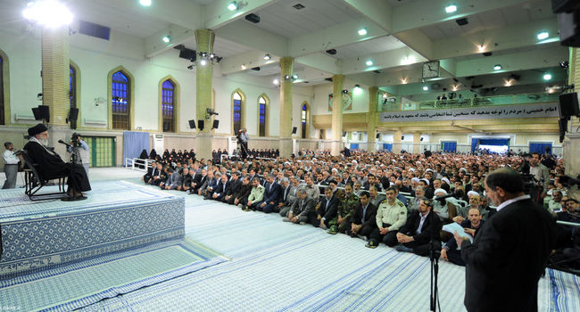 دیدار دست اندرکاران برگزاری انتخابات با مقام معظم رهبری