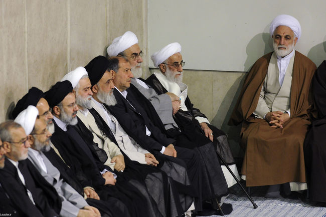 دیدار دست اندرکاران برگزاری انتخابات با مقام معظم رهبری
