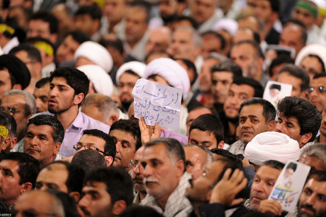 دیدار پرشور هزاران نفر از اقشار مختلف مردم از استانهای مازندران، گیلان، گلستان و کهگیلویه و بویر احمد