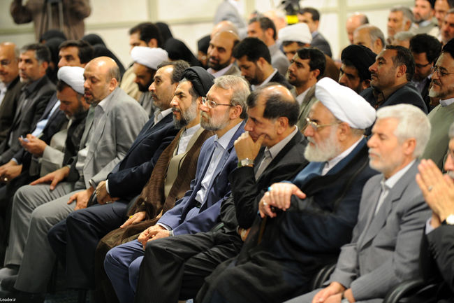 دیدار نمایندگان مجلس شورای اسلامی  با مقام معظم رهبری