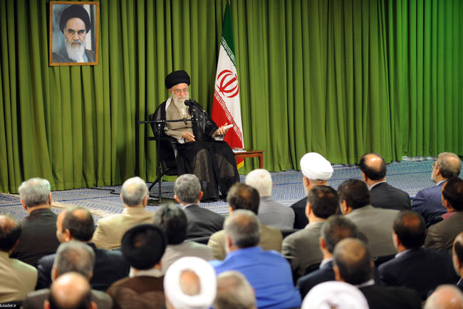 دیدار نمایندگان مجلس شورای اسلامی  با مقام معظم رهبری