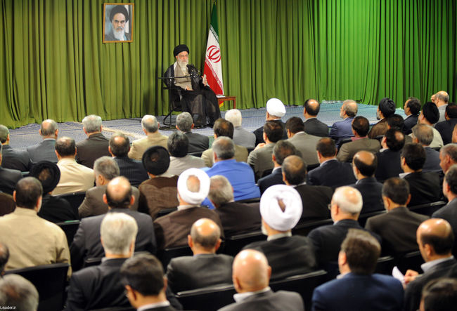 دیدار نمایندگان مجلس شورای اسلامی  با مقام معظم رهبری