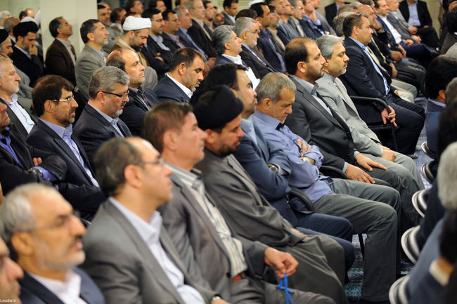 دیدار نمایندگان مجلس شورای اسلامی  با مقام معظم رهبری