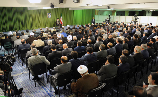 دیدار نمایندگان مجلس شورای اسلامی  با مقام معظم رهبری
