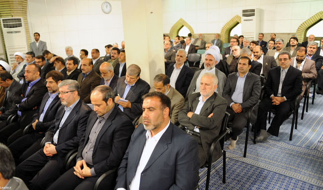 دیدار نمایندگان مجلس شورای اسلامی  با مقام معظم رهبری