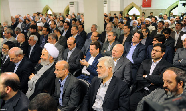 دیدار نمایندگان مجلس شورای اسلامی  با مقام معظم رهبری
