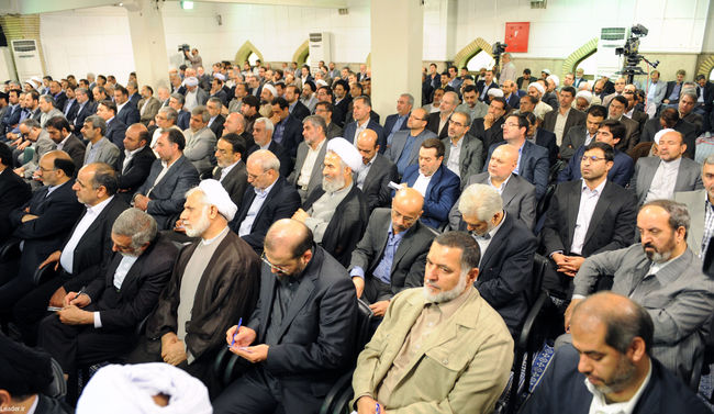 دیدار نمایندگان مجلس شورای اسلامی  با مقام معظم رهبری