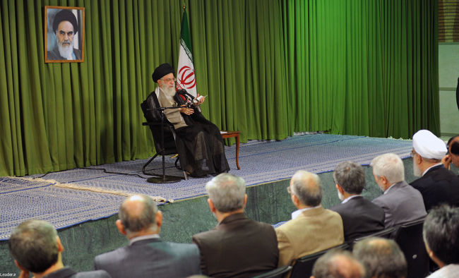 دیدار نمایندگان مجلس شورای اسلامی  با مقام معظم رهبری