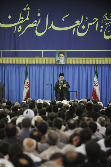 دیدار مسئولان عالی قضایی در آستانه روز قوه قضاییه با مقام معظم رهبری