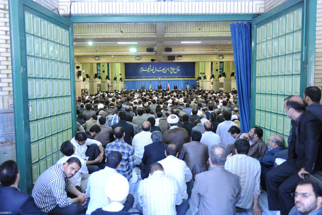 دیدار مسئولان عالی قضایی در آستانه روز قوه قضاییه با مقام معظم رهبری
