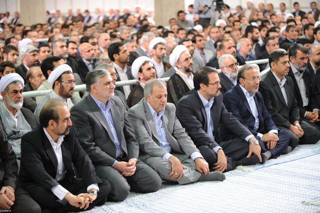 دیدار مسئولان عالی قضایی در آستانه روز قوه قضاییه با مقام معظم رهبری