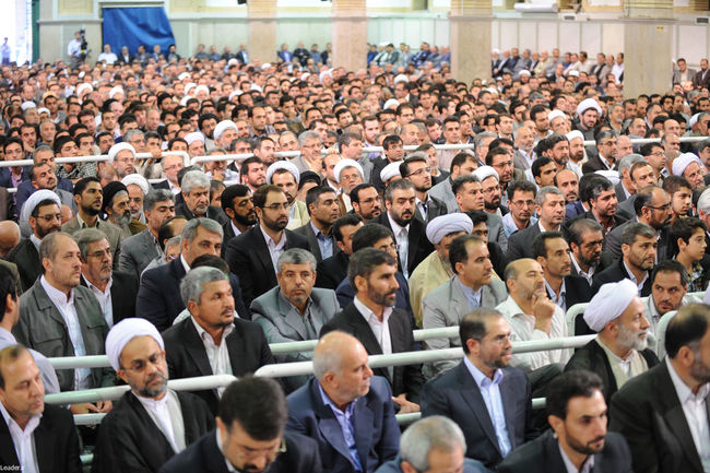 دیدار مسئولان عالی قضایی در آستانه روز قوه قضاییه با مقام معظم رهبری