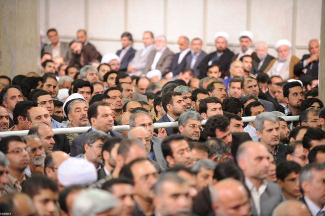 دیدار مسئولان عالی قضایی در آستانه روز قوه قضاییه با مقام معظم رهبری