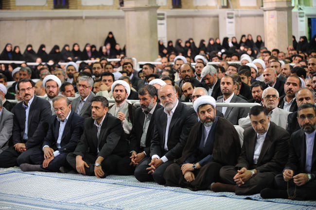 دیدار مسئولان عالی قضایی در آستانه روز قوه قضاییه با مقام معظم رهبری