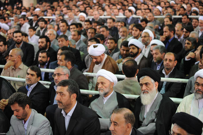 دیدار مسئولان عالی قضایی در آستانه روز قوه قضاییه با مقام معظم رهبری