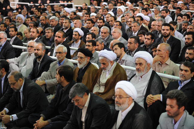 دیدار مسئولان عالی قضایی در آستانه روز قوه قضاییه با مقام معظم رهبری