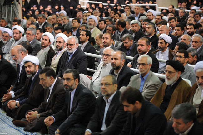دیدار مسئولان عالی قضایی در آستانه روز قوه قضاییه با مقام معظم رهبری