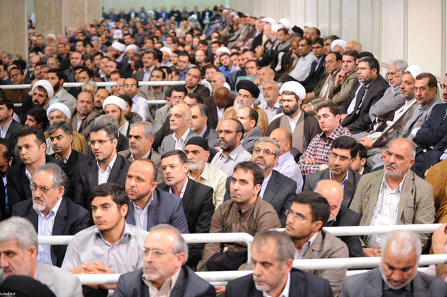 دیدار مسئولان عالی قضایی در آستانه روز قوه قضاییه با مقام معظم رهبری