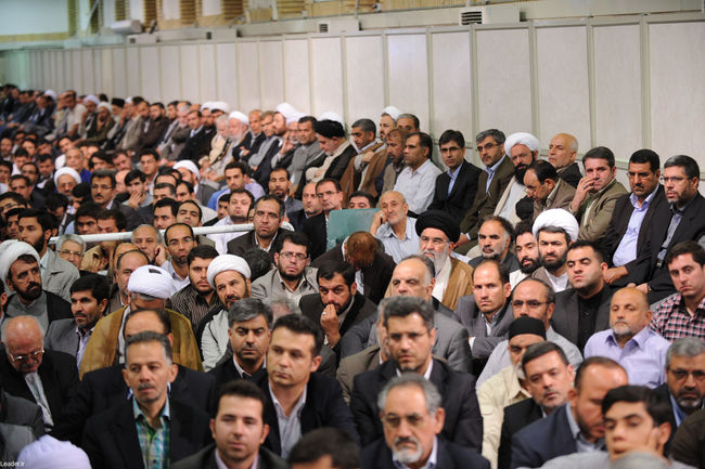 دیدار مسئولان عالی قضایی در آستانه روز قوه قضاییه با مقام معظم رهبری