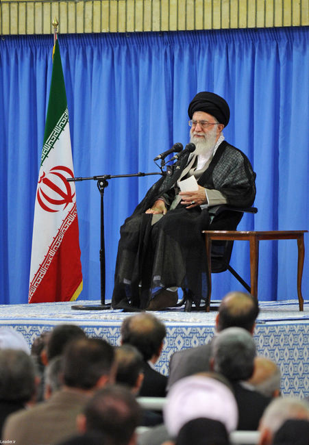 دیدار مسئولان عالی قضایی در آستانه روز قوه قضاییه با مقام معظم رهبری