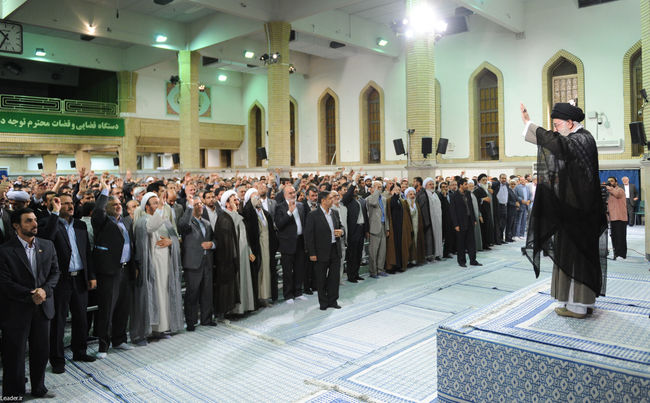 دیدار مسئولان عالی قضایی در آستانه روز قوه قضاییه با مقام معظم رهبری