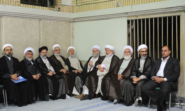 دیدار مسئولان عالی قضایی در آستانه روز قوه قضاییه با مقام معظم رهبری